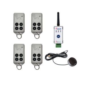 eLoop Remote Kit w/eTrans50 Transceiver - 1x Relay Output N/O Only - 4x Remotes