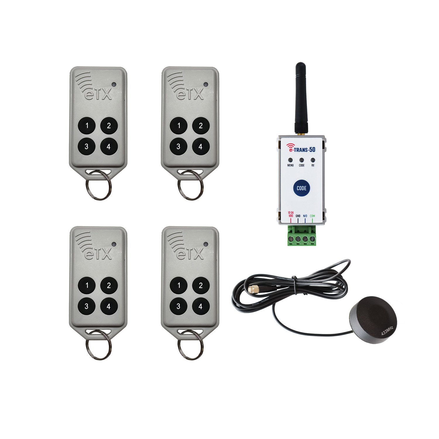 AES ETRANS50-TX-KIT E-Trans 50 Transceiver with 4x E-TX and 1x ANT-12