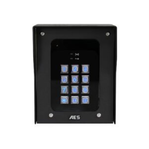 Auxiliary Keypad and 125k Prox Reader, Powder Coat Pedestal. (Surface Mount)