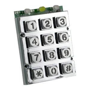 AES KPAD-MOD-BLUE-KIT Blue Illuminated Keypad Assembly with Proximity Coil
