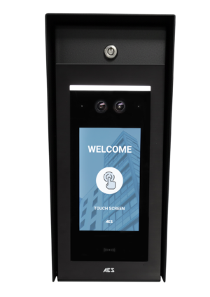 Multi Resident IP Video Callbox w/Touchscreen, Powder Coat Imperial. Ethernet Ready. (Vert
